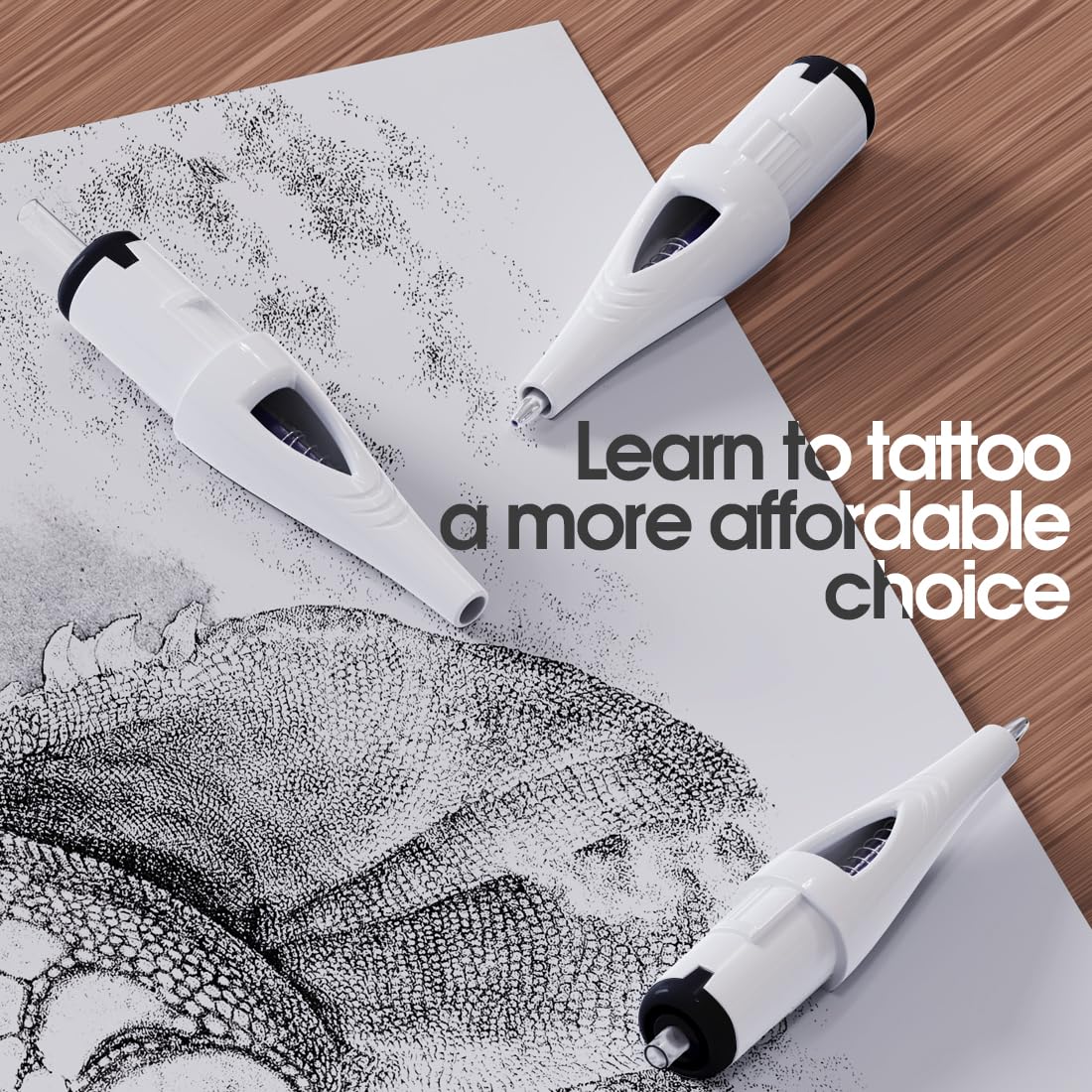 Dragonhawk S11 Cordless Tattoo Kit – Tattoo Pen with Battery Power Supply
