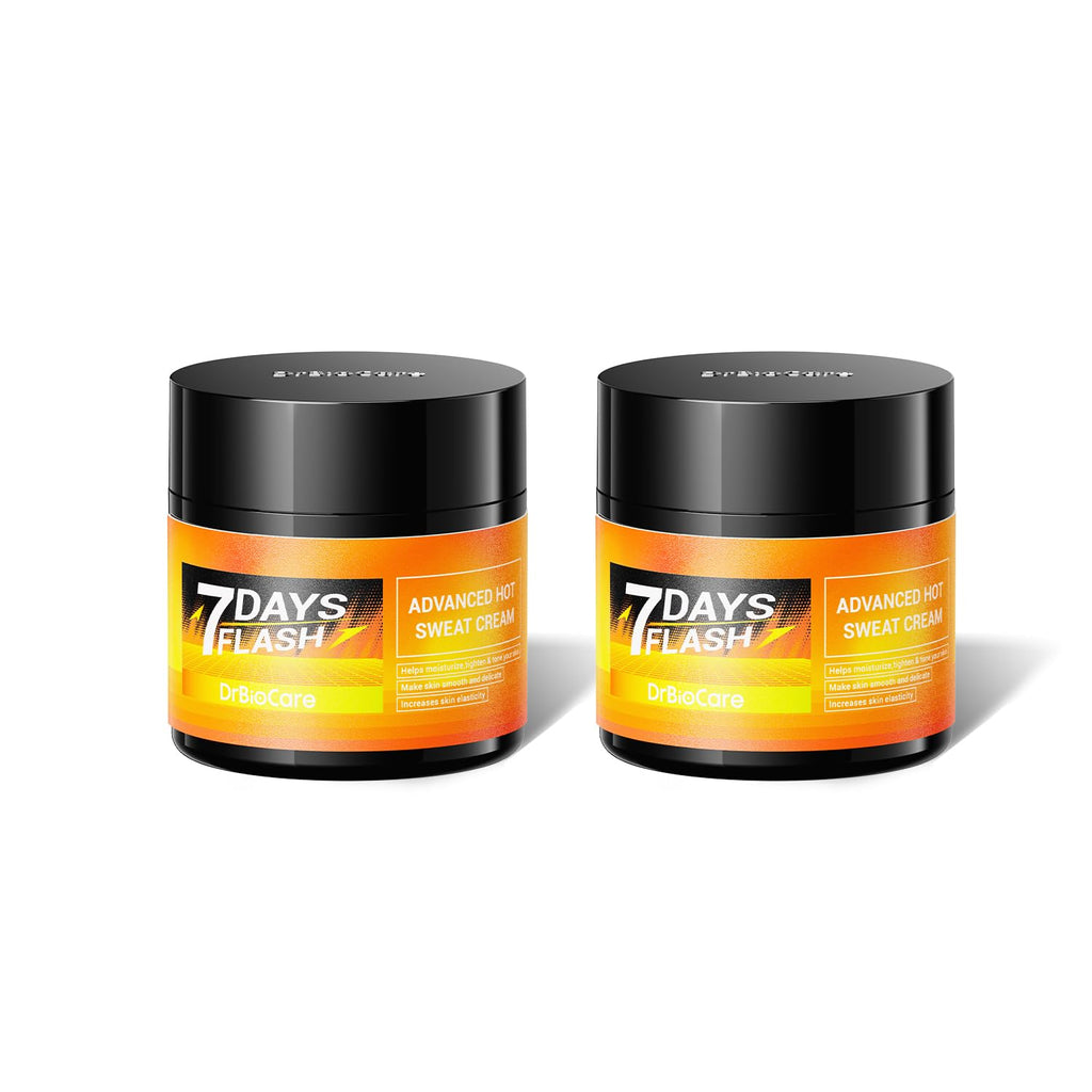 DrBioCare Advanced Hot Sweat Cream – Natural Sweat Enhancer, 2 Bottles