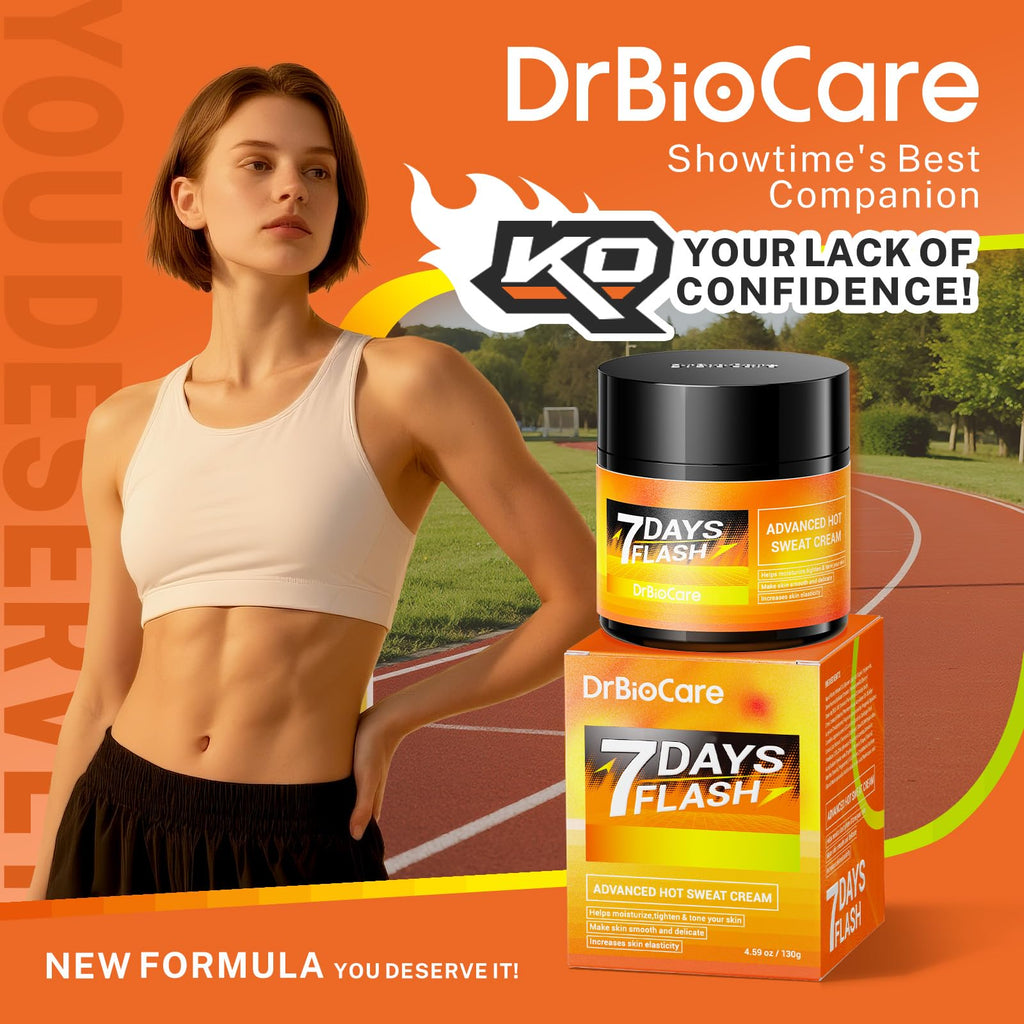 DrBioCare Advanced Hot Sweat Cream – Natural Sweat Enhancer, 2 Bottles
