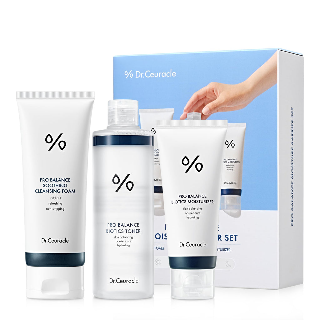 Dr.Ceuracle Pro Balance Moisture Barrier Set – pH-Balanced Korean Skincare Gift Set