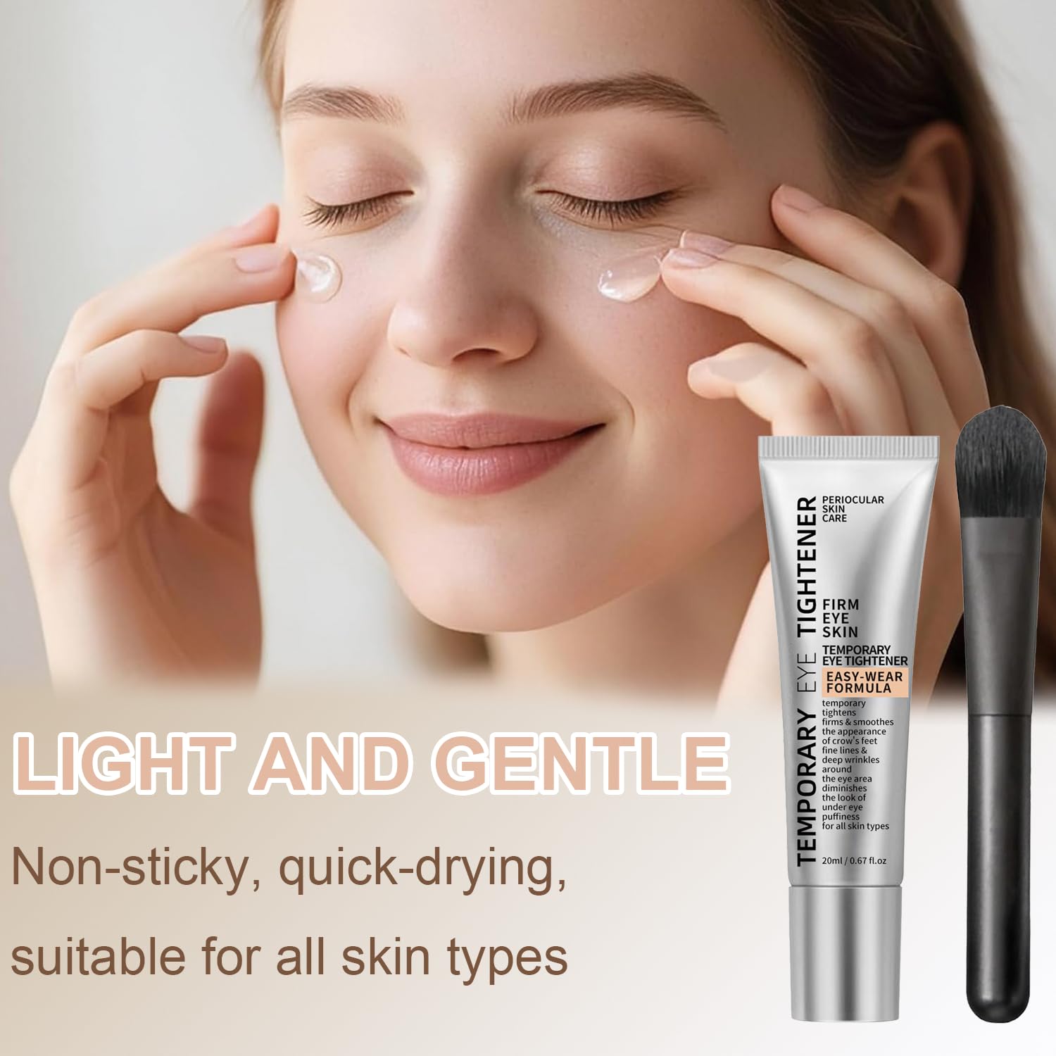 DreamCatching Perfection Eye Tightener – Instant Firming Primer with Brush (2-Pack)
