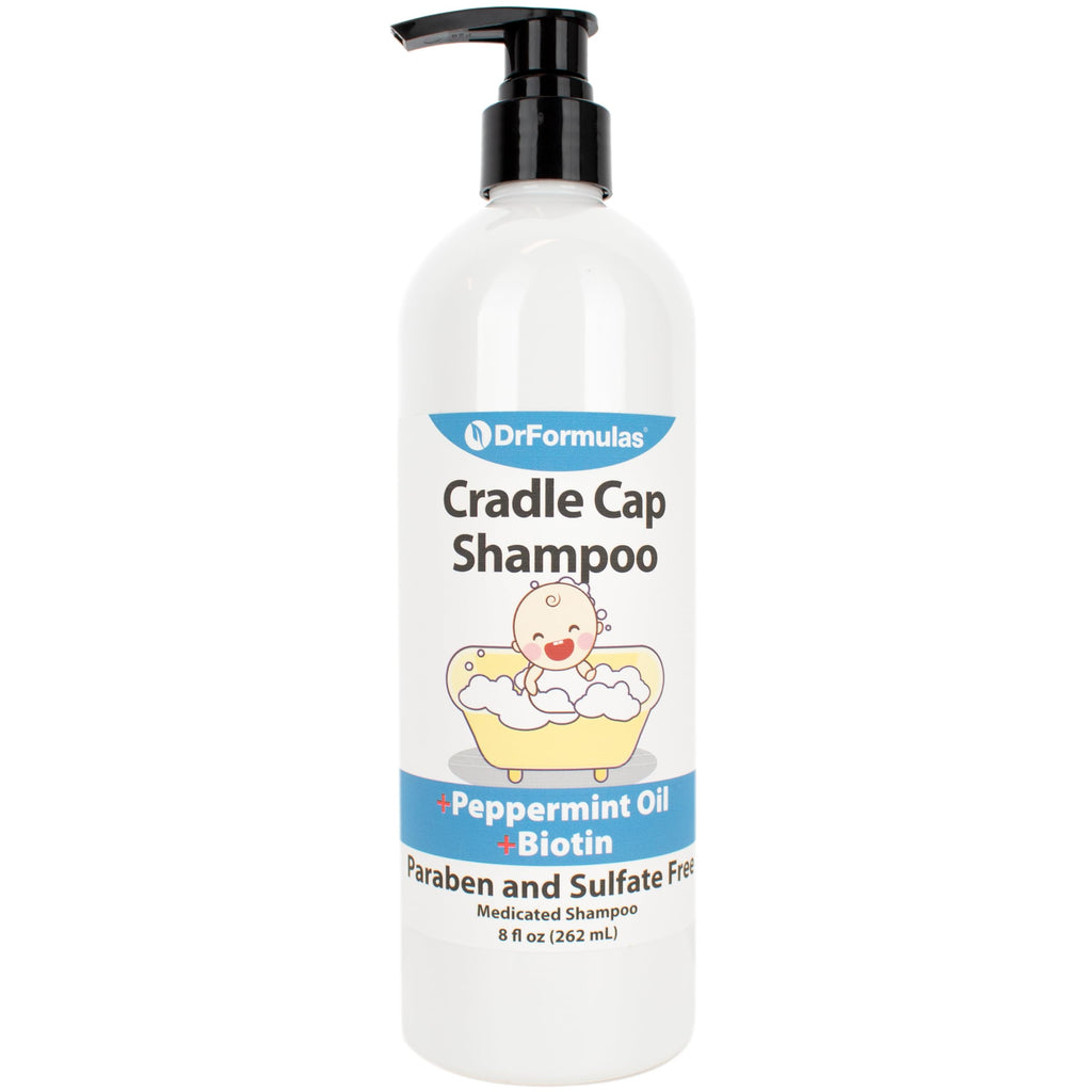 DrFormulas Cradle Cap Shampoo + Conditioner Set – Avocado & Peppermint Oil, Gentle, Sulfate-Free