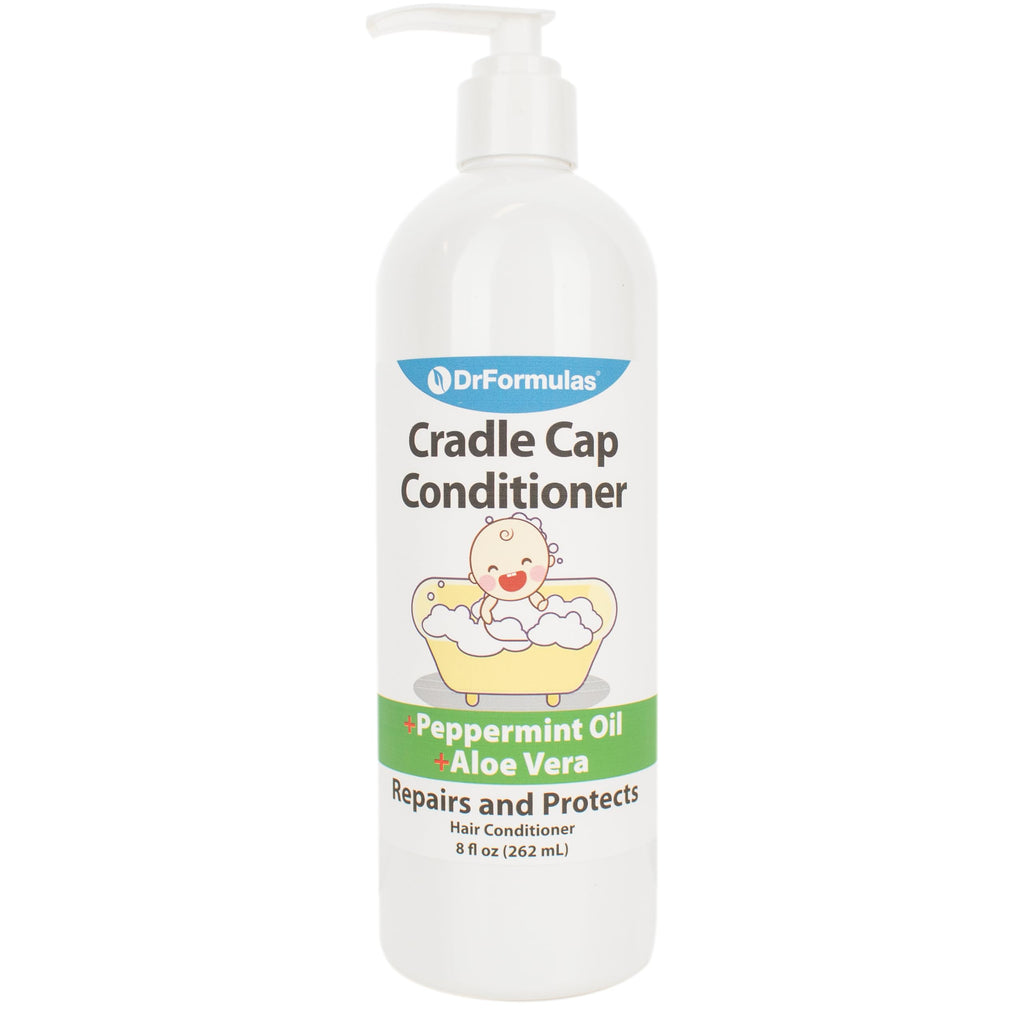 DrFormulas Cradle Cap Shampoo + Conditioner Set – Avocado & Peppermint Oil, Gentle, Sulfate-Free