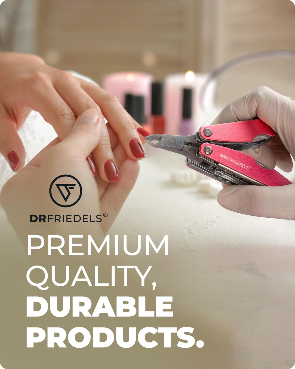 DRFRIEDELS 9-in-1 Manicure & Pedicure Kit — Professional Nail Care Tools