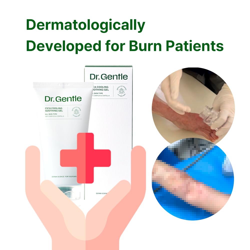 Dr.Gentle After Sun Cooling Gel with CICA – Lightweight, Fast-Absorbing Soothing (150 ml)