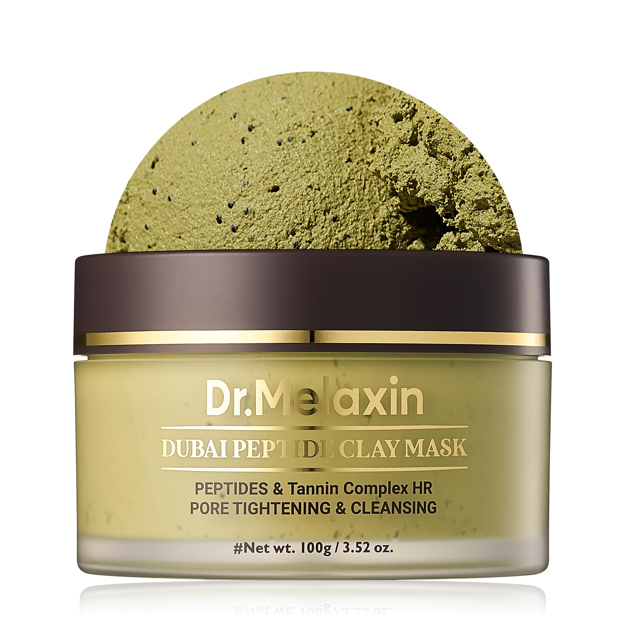 Dr.Melaxin Dubai Peptide Clay Mask – Charcoal Absorption, Peptides & Hydration
