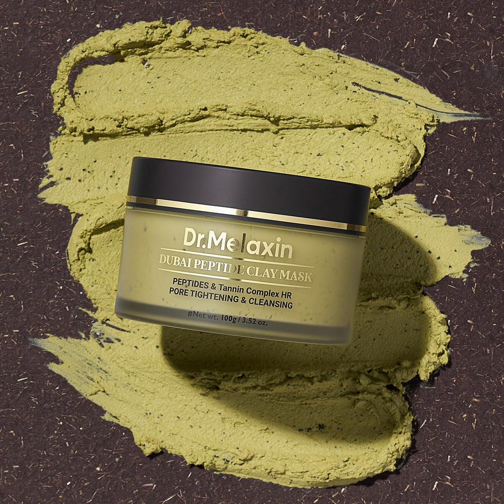 Dr.Melaxin Dubai Peptide Clay Mask – Charcoal Absorption, Peptides & Hydration