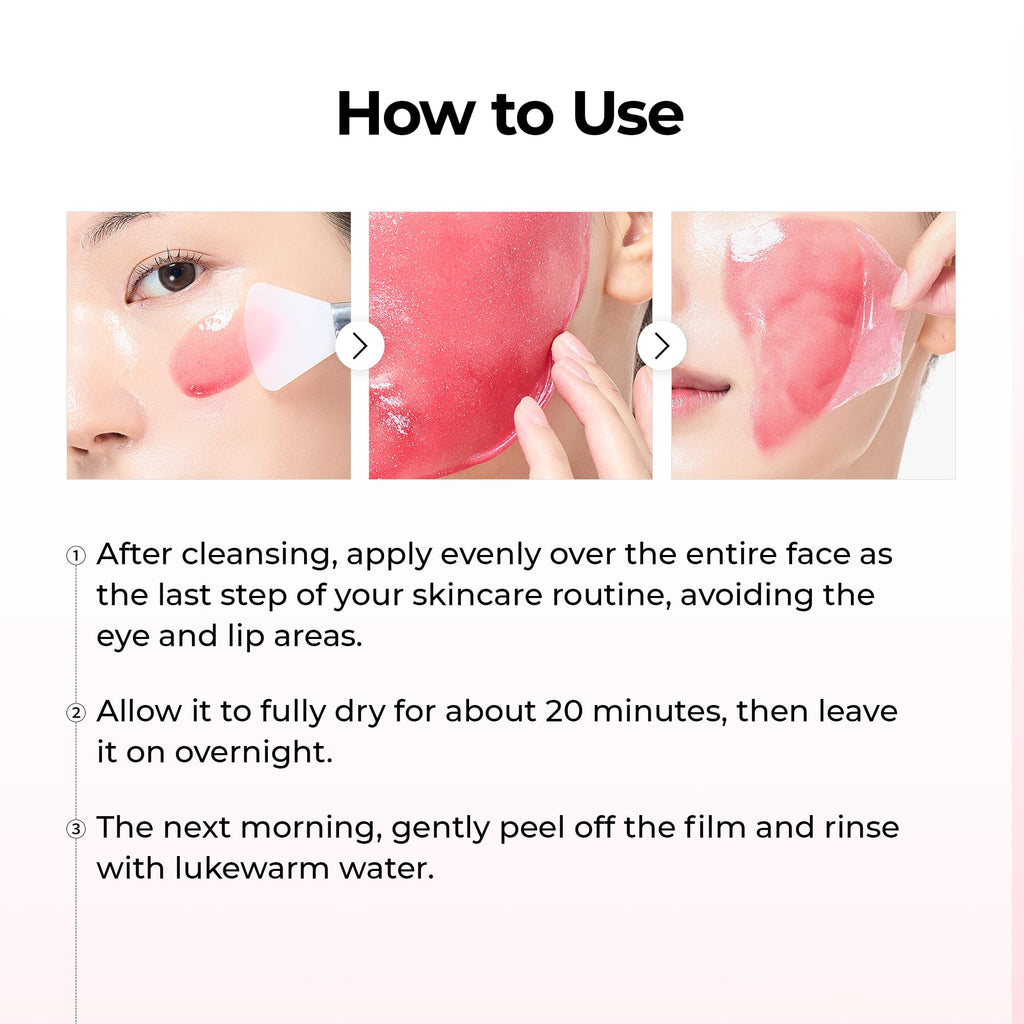 Dr.Melaxin TXA Astaxanthin Overnight Peel-Off Mask – Glow, Hydration & Texture
