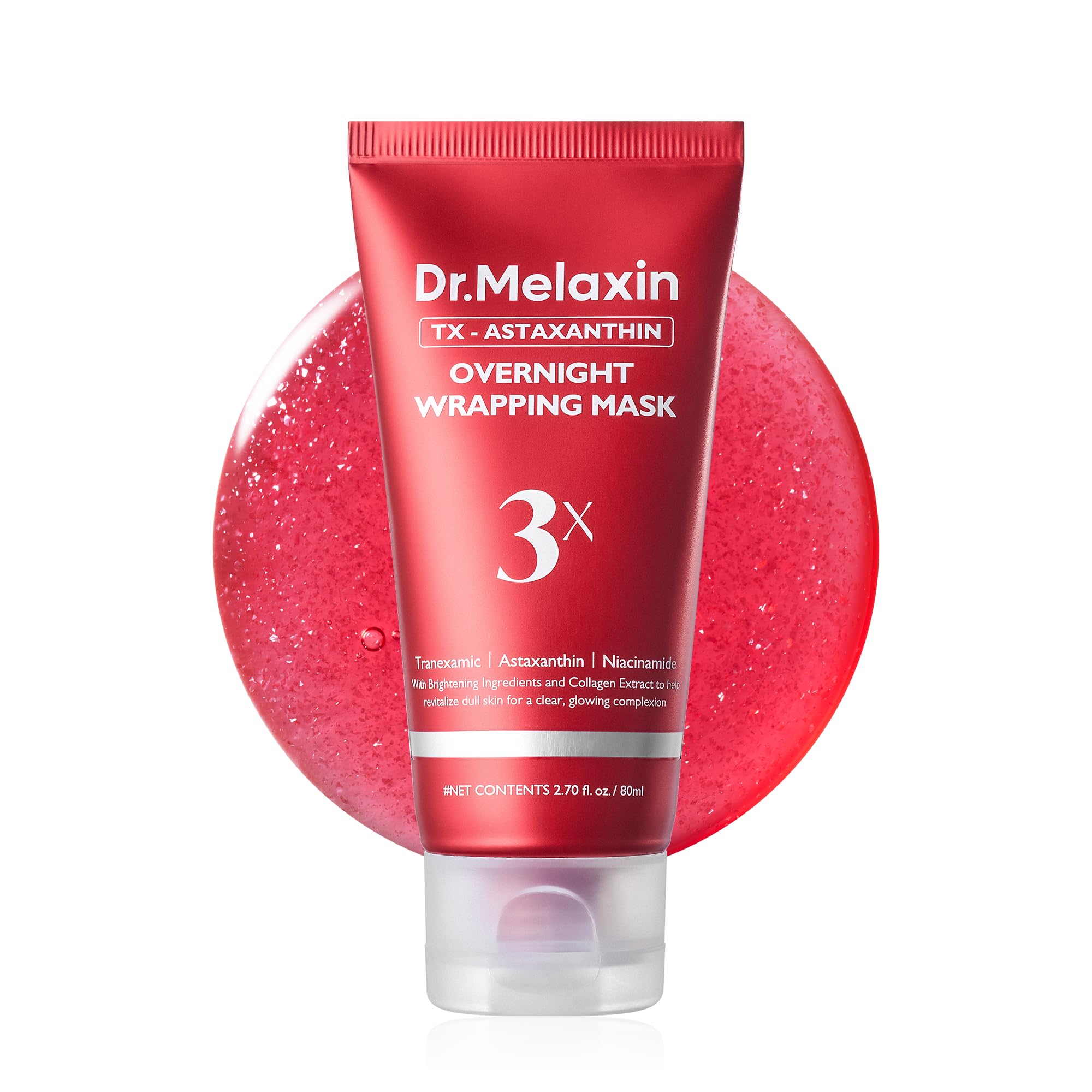Dr.Melaxin TXA Astaxanthin Overnight Peel-Off Mask – Glow, Hydration & Texture