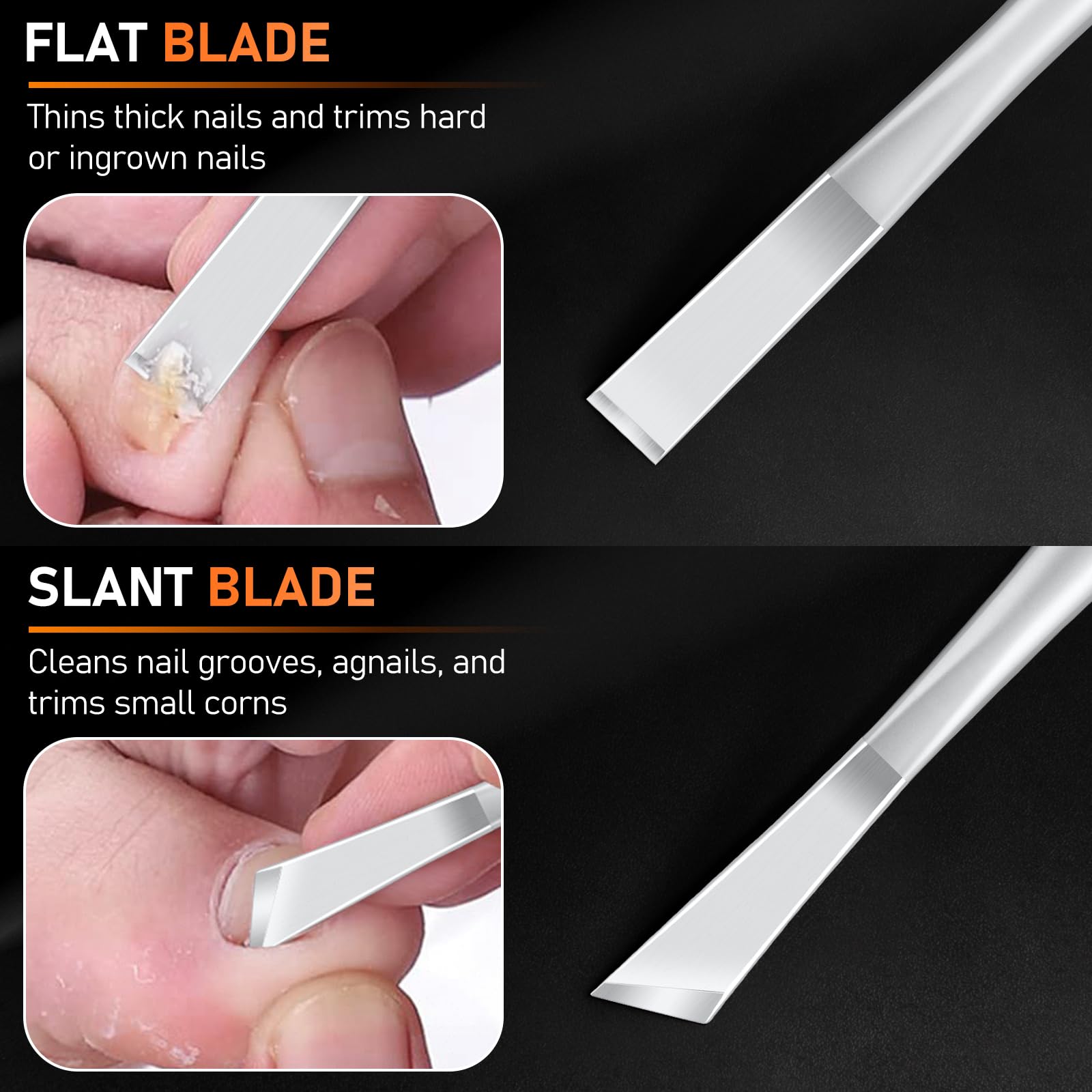 DRMODE 7-Piece Ingrown Toenail Removal Kit | Professional Pedicure Tools
