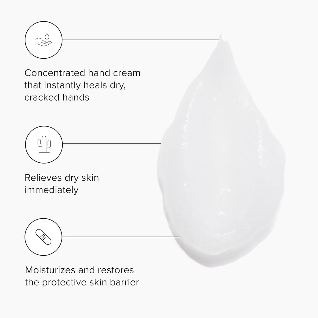 DRMTLGY Hand Cream for Dry, Cracked Hands – Fragrance Free Hydrating Lotion