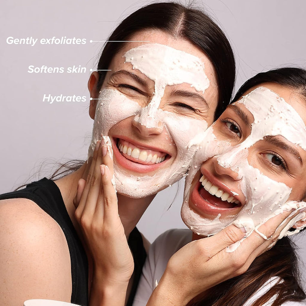 DRMTLGY Pumpkin Enzyme Mask with Jojoba Beads – Gentle Exfoliating Facial Mask, 5.5 oz, 2-Pack