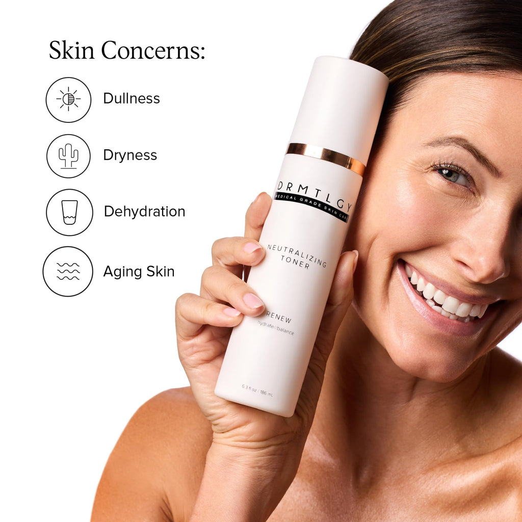 DRMTLGY Neutralizing Toner – Calming, pH-Balanced Hydrating Toner for All Skin Types | 6.3 fl oz