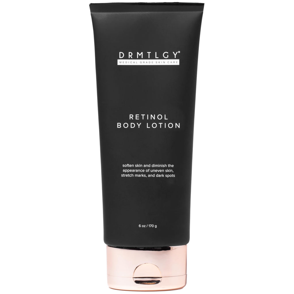 DRMTLGY Retinol Body Lotion – Firming Anti-Aging Cream for Crepey Skin, Stretch Marks & Sun Damage