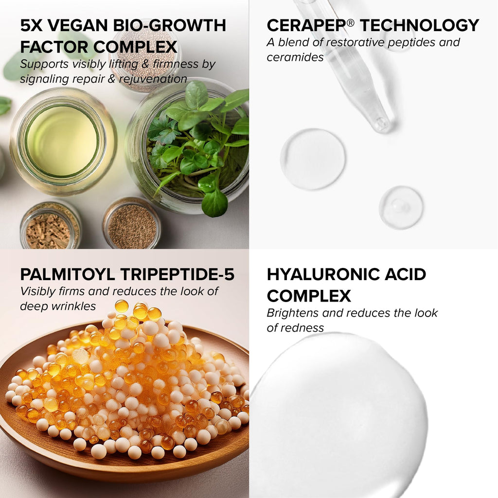 DRMTLGY Needle-less Growth Factor Serum | Multi-Peptide & Hyaluronic Acid for Firming