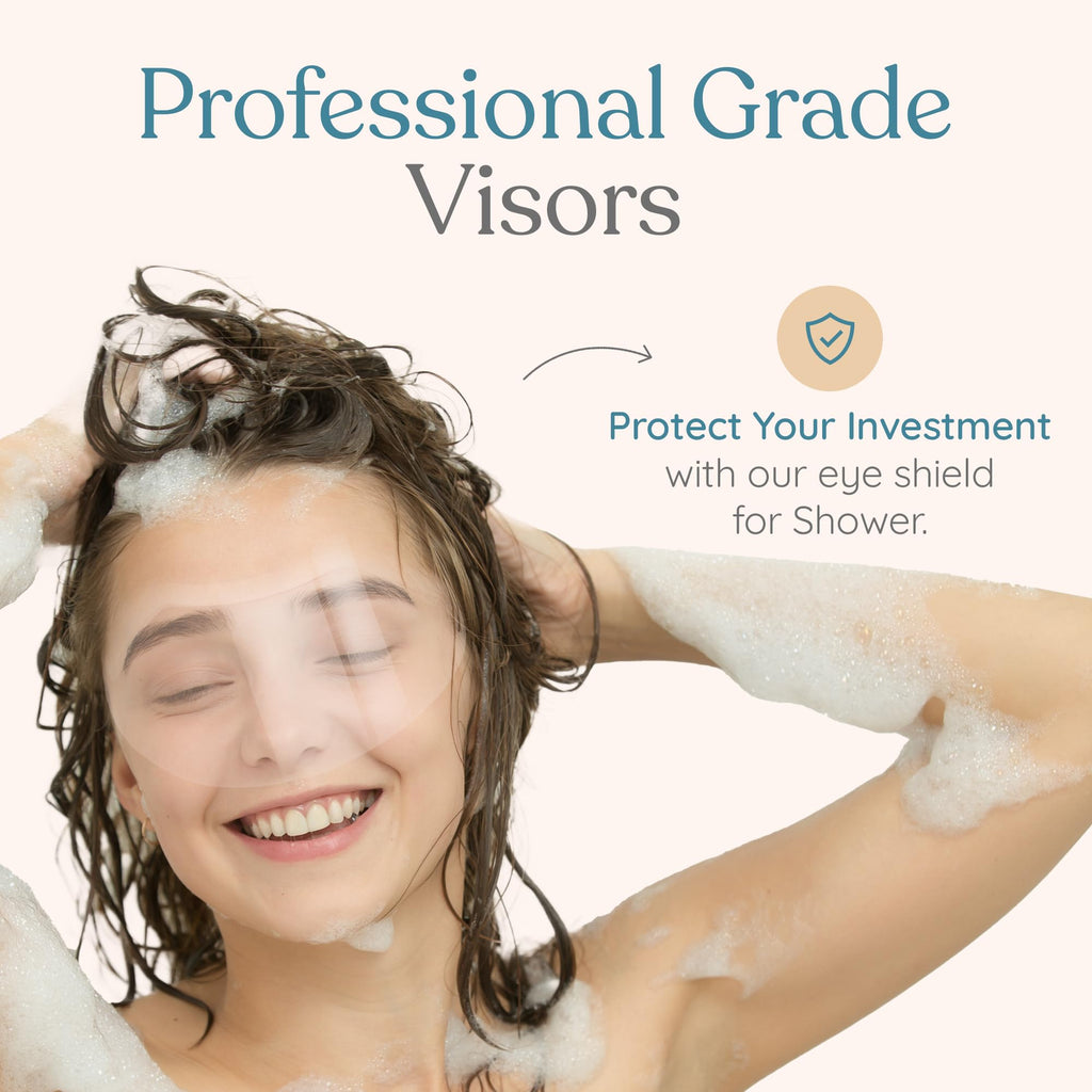 DROP OF DIVINITI Eyelash Shield Shower Visor – 200 Disposable Eye Shields for After-Procedure Showers