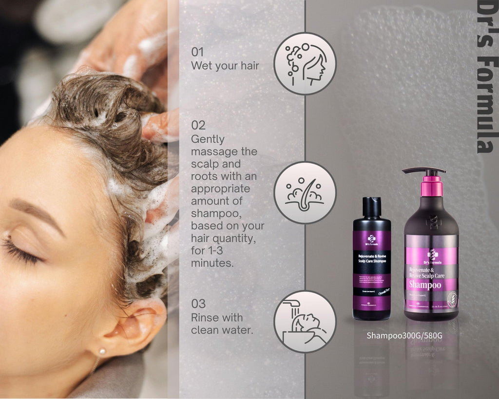 Dr's Formula Age-Defying Shampoo — Delay Gray Hair, Boost Volume & Scalp Comfort (20.46 oz)