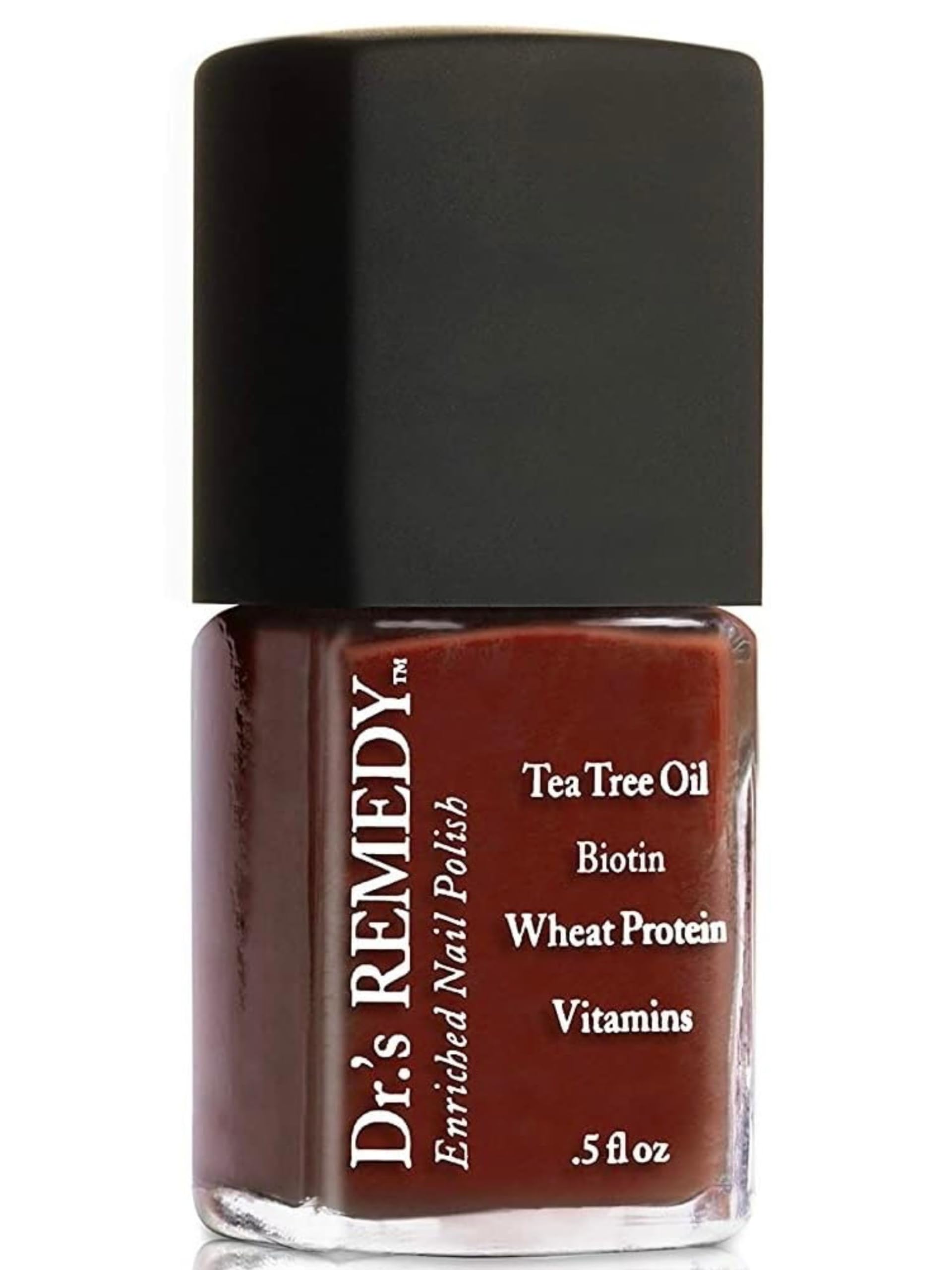 Dr.'s Remedy Enriched Nail Polish: Non-Toxic, 24-Free, Doctor-Formulated – BALANCE Brick Red