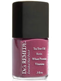 Dr.’s Remedy Enriched Nail Polish – BRAVE Berry | Non-Toxic, 24-Free, Doctor-Formulated