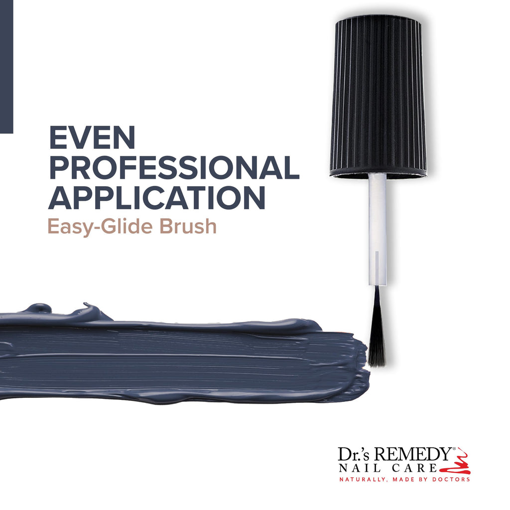 Dr.’s Remedy Enriched Nail Polish in DEVOTED Denim – 24-Free, Non-Toxic, All-Natural