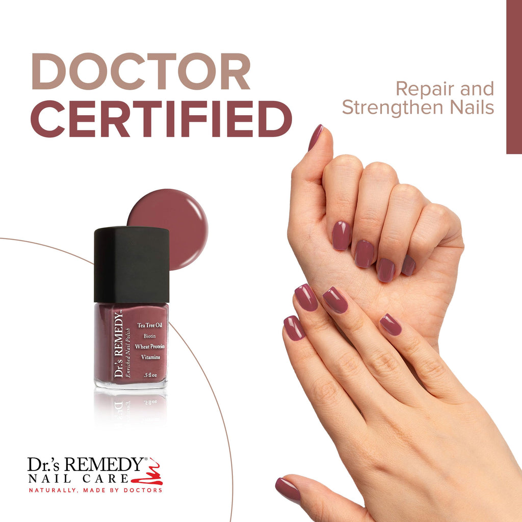 Dr.'s Remedy Enriched Nail Polish – MELLOW Mauve