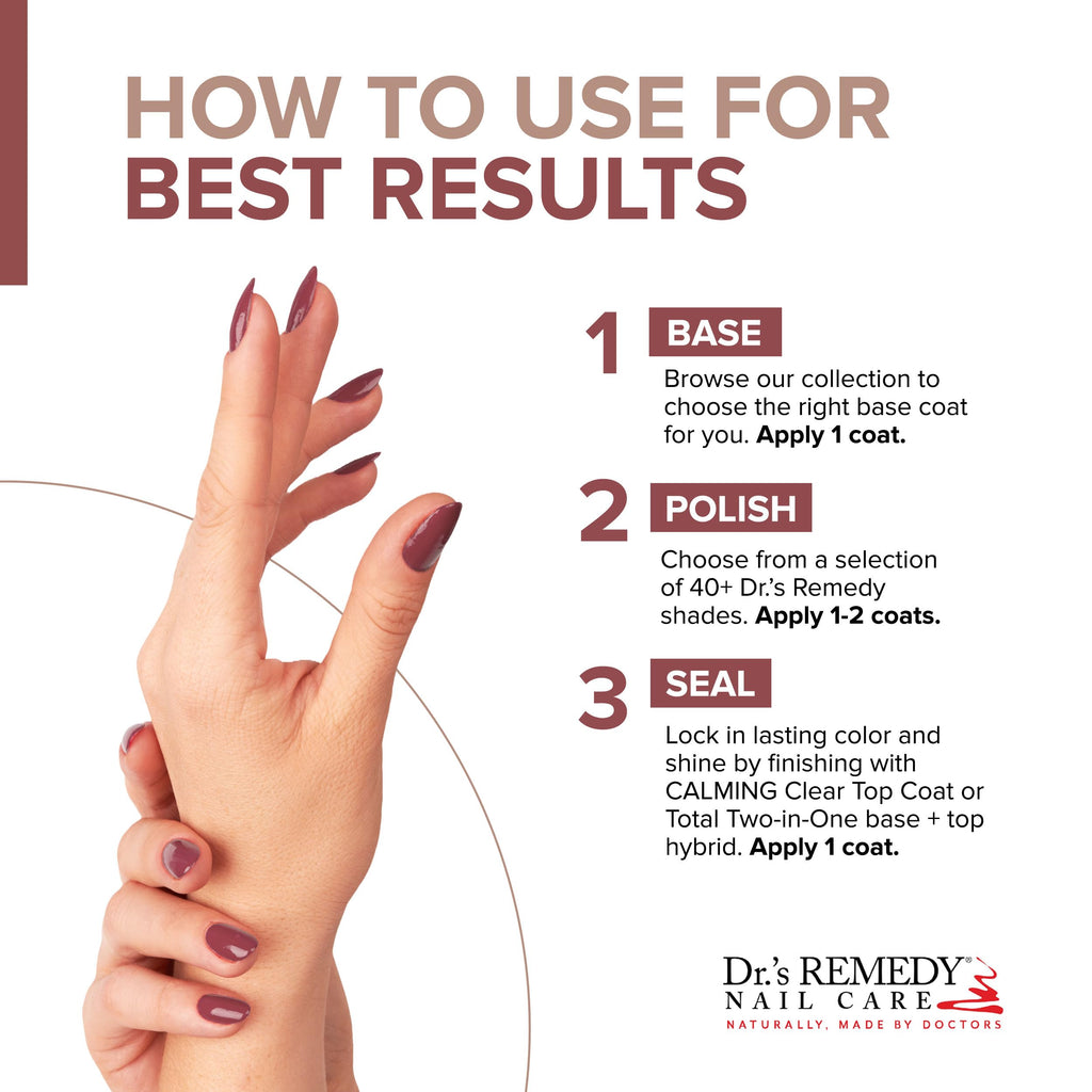 Dr.'s Remedy Enriched Nail Polish – MELLOW Mauve