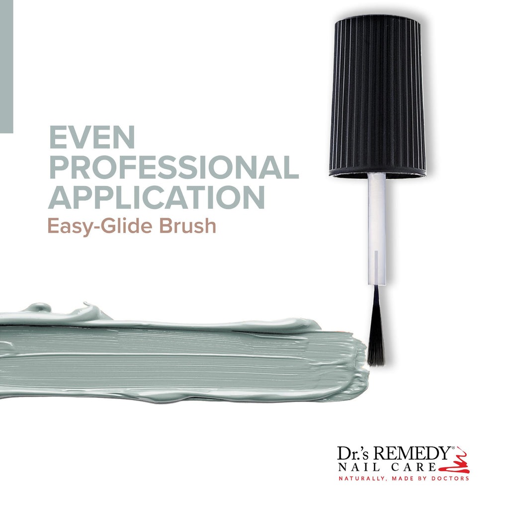 Dr.'s Remedy Enriched Nail Polish – Soulful Slate Blue | Non-Toxic, All-Natural, 24-Free, Doctor Formulated