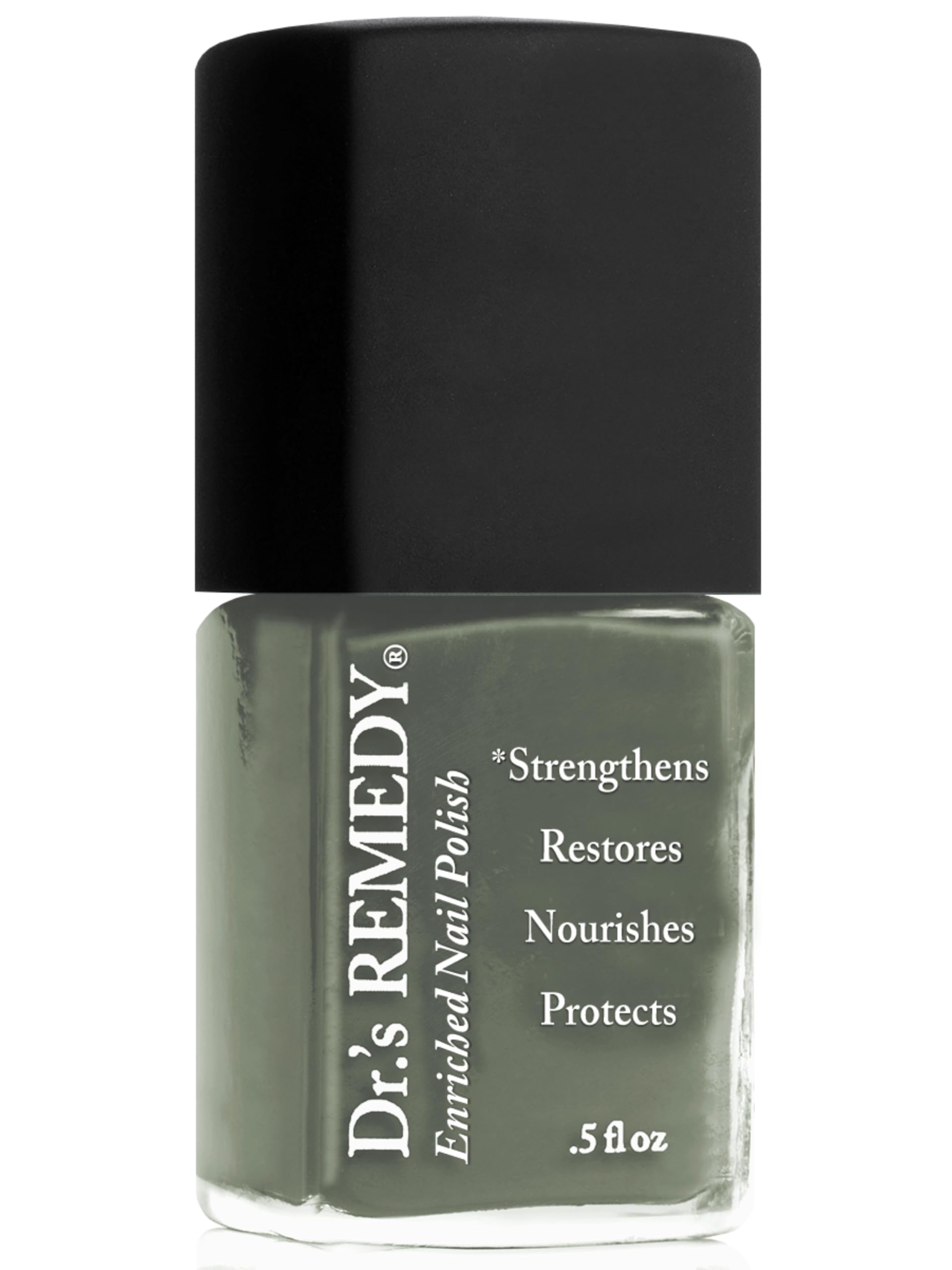 Dr.'s Remedy Enriched Nail Polish – Non-Toxic, 24-Free, Optimistic Olive