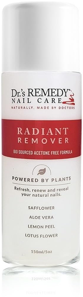 Dr.'s Remedy Organic Nail Polish Remover – Gentle, Plant-Based, Acetone-Free Care