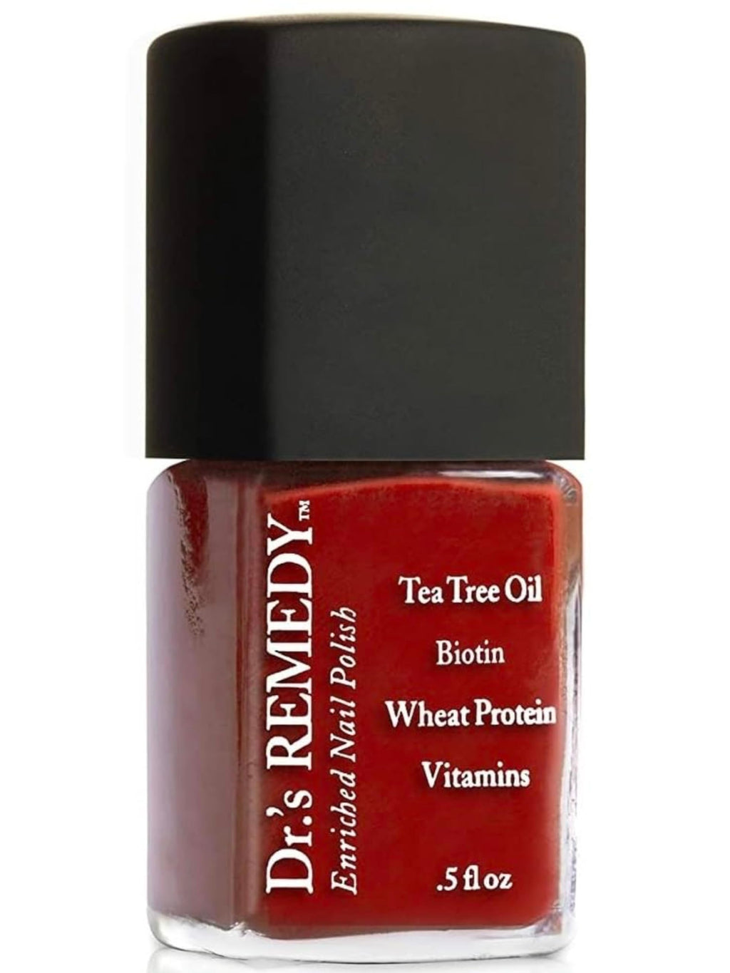 Dr.’s Remedy Enriched Nail Polish – 24-Free, Doctor-Formulated RESCUE Red