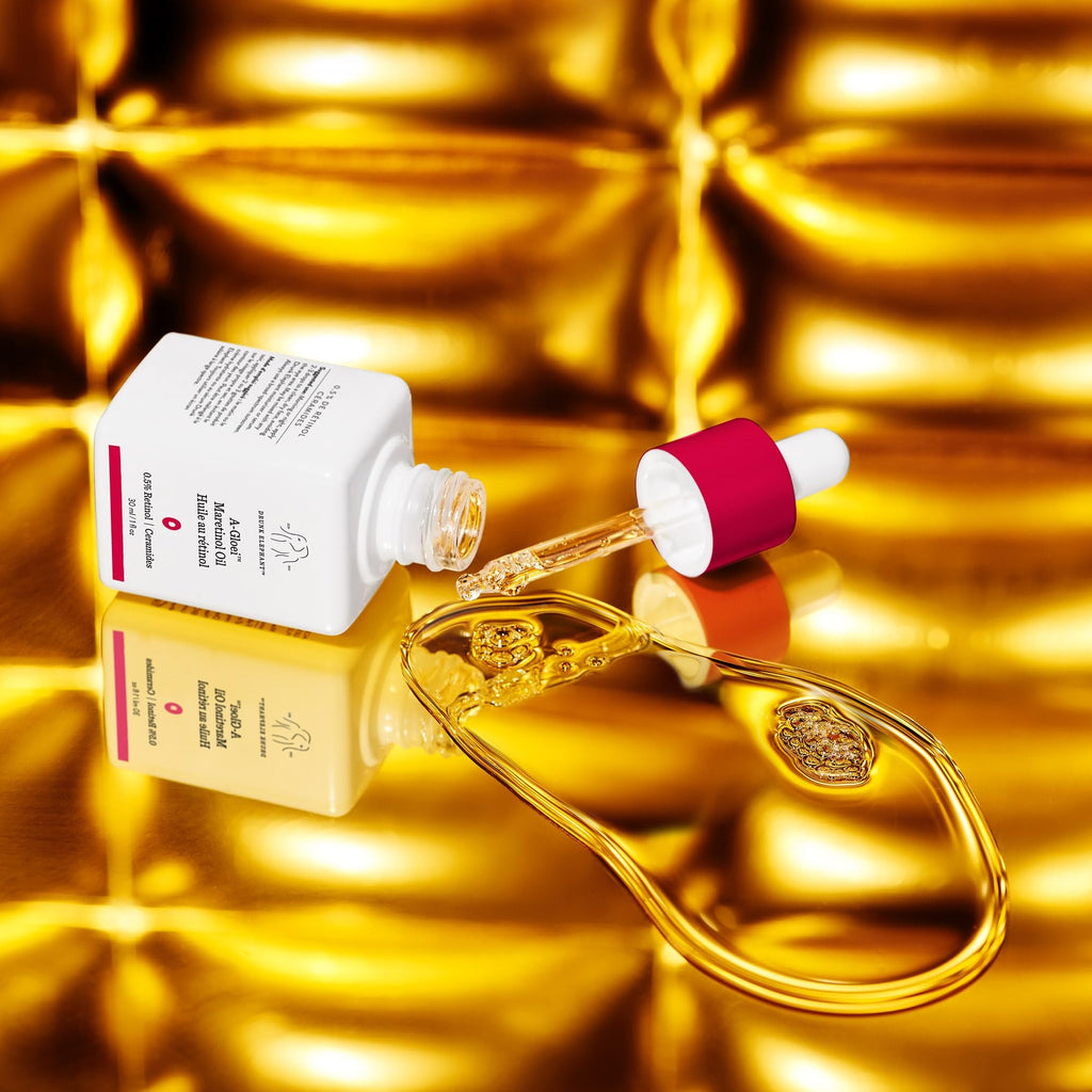 Drunk Elephant A-Gloei Maretinol Oil – Gentle 0.5% Retinol for Smooth, Glowing Skin | 30 ml