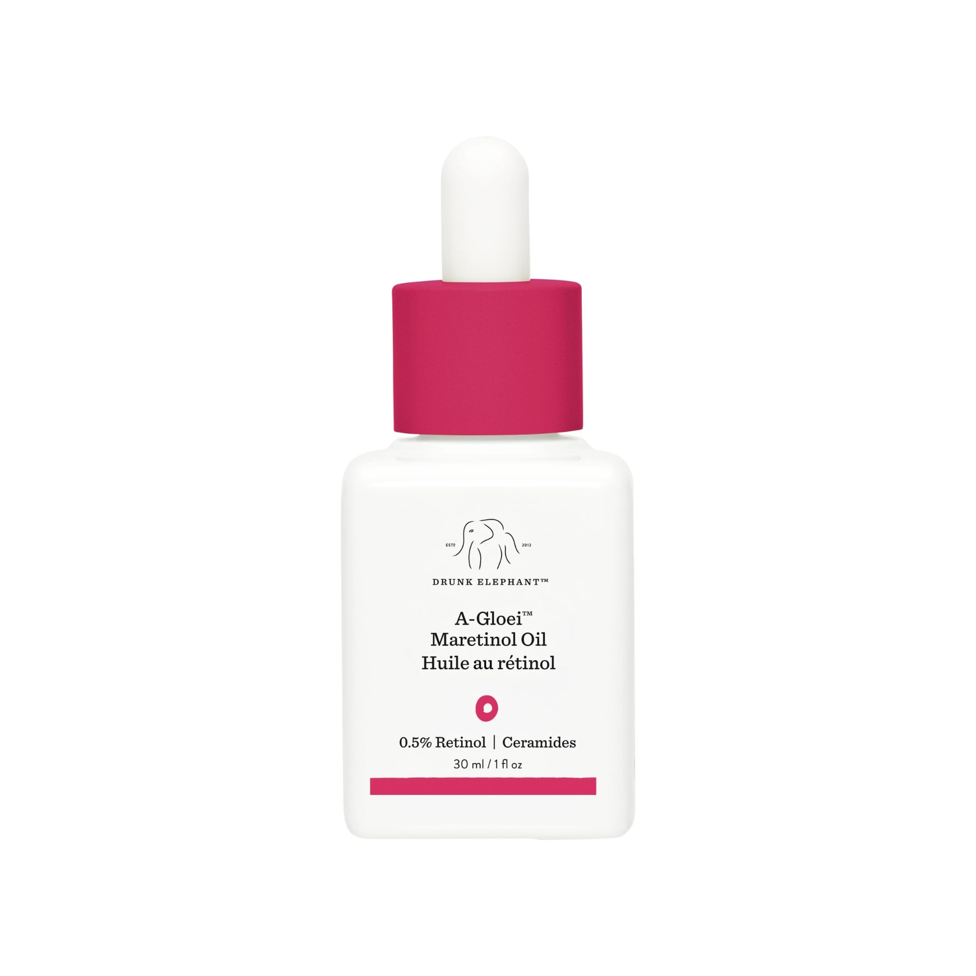 Drunk Elephant A-Gloei Maretinol Oil – Gentle 0.5% Retinol for Smooth, Glowing Skin | 30 ml