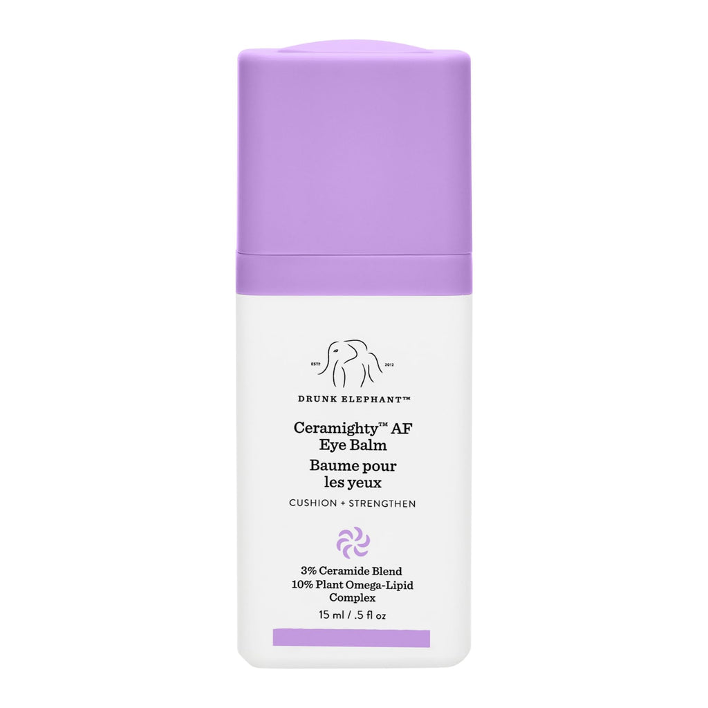 Drunk Elephant Ceramighty AF Eye Balm – Moisturizing Eye Cream (15 ml) + Deluxe Lala Retro Whipped Cream Sample (5 ml)