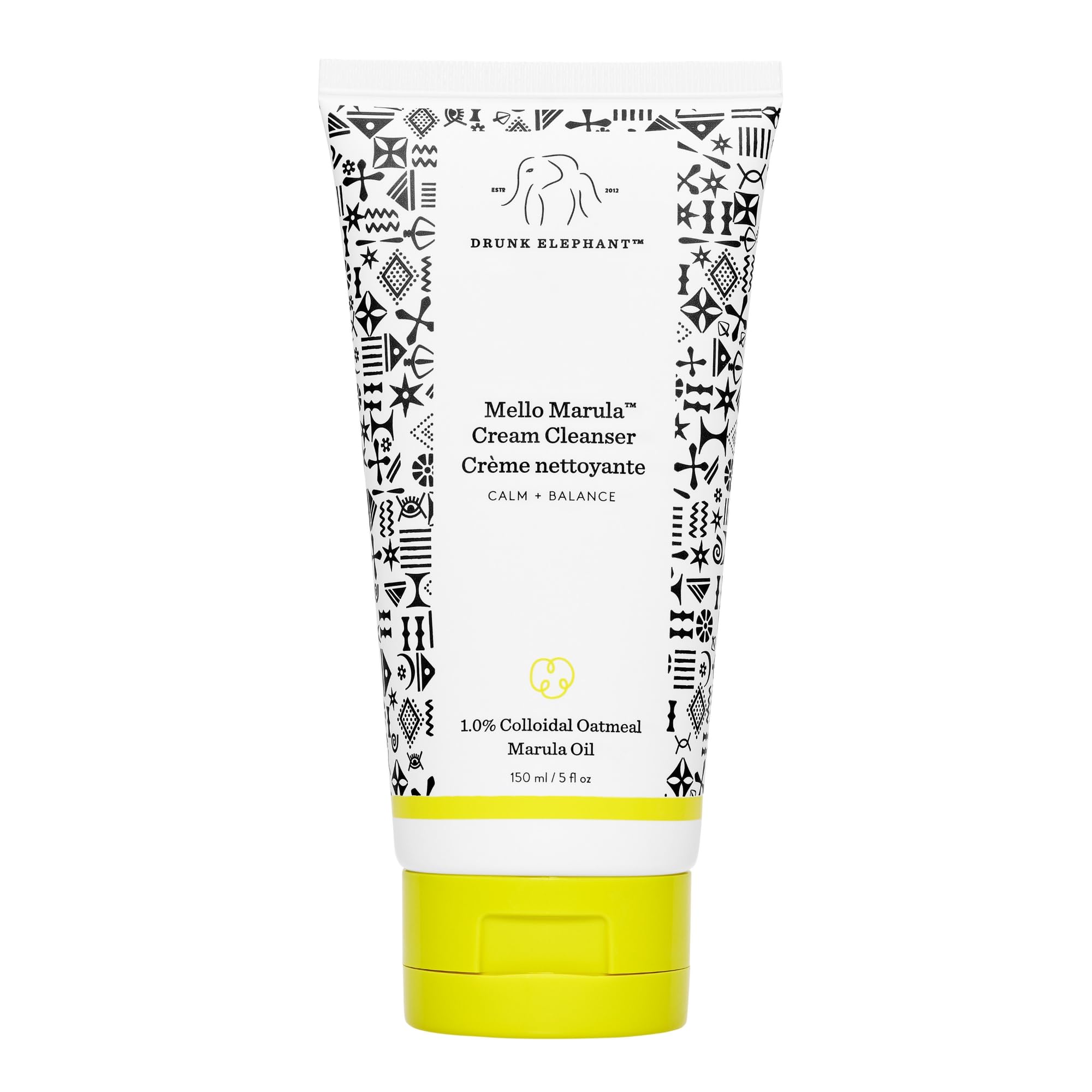 Drunk Elephant Mello Marula Cream Cleanser – Calming Face Cleanser, Fragrance-Free, Cruelty-Free