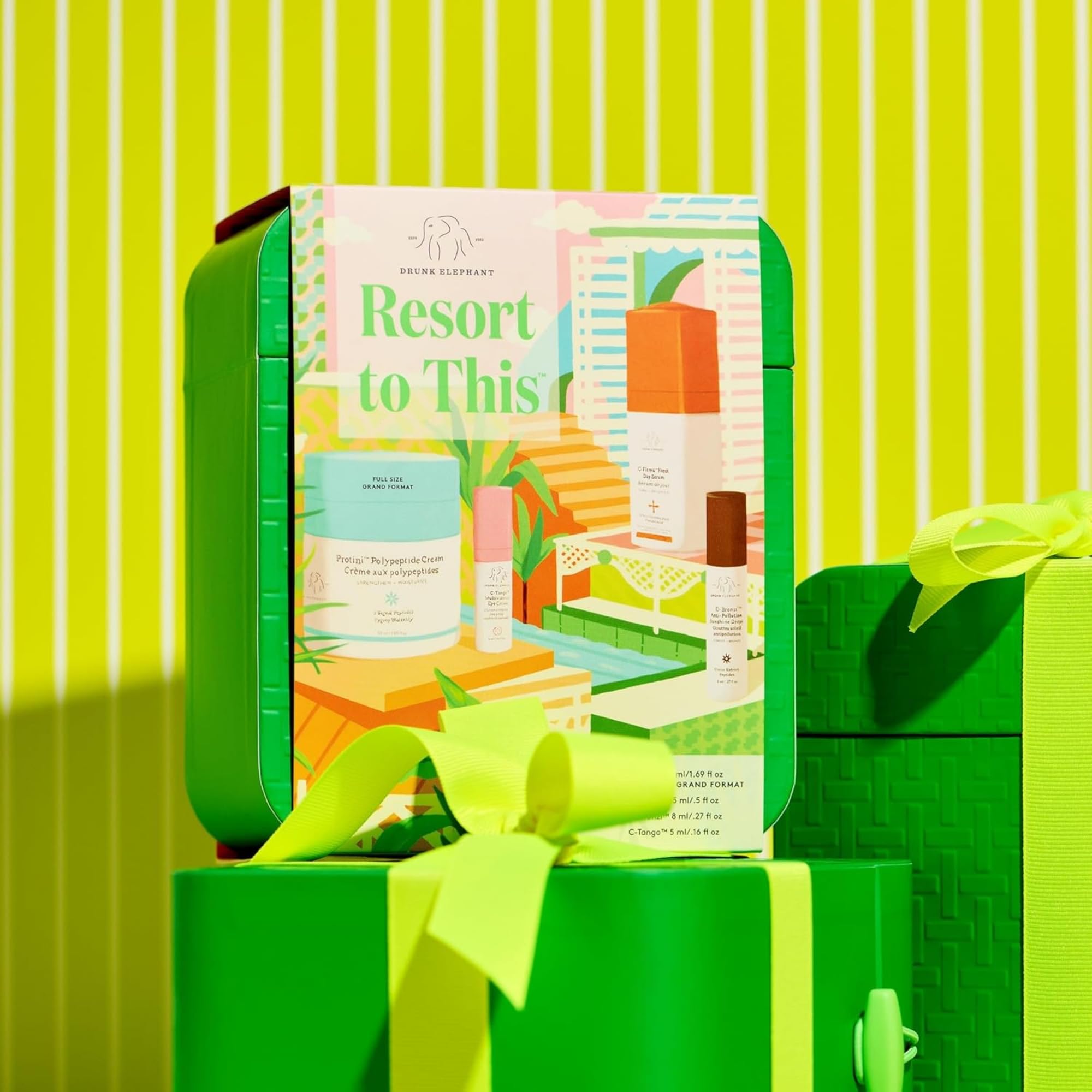 Drunk Elephant Resort to This Day Kit — Protini Cream, C-Firma, D-Bronzi, C-Tango
