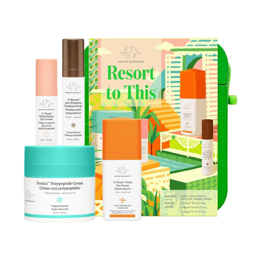 Drunk Elephant Resort to This Day Kit — Protini Cream, C-Firma, D-Bronzi, C-Tango