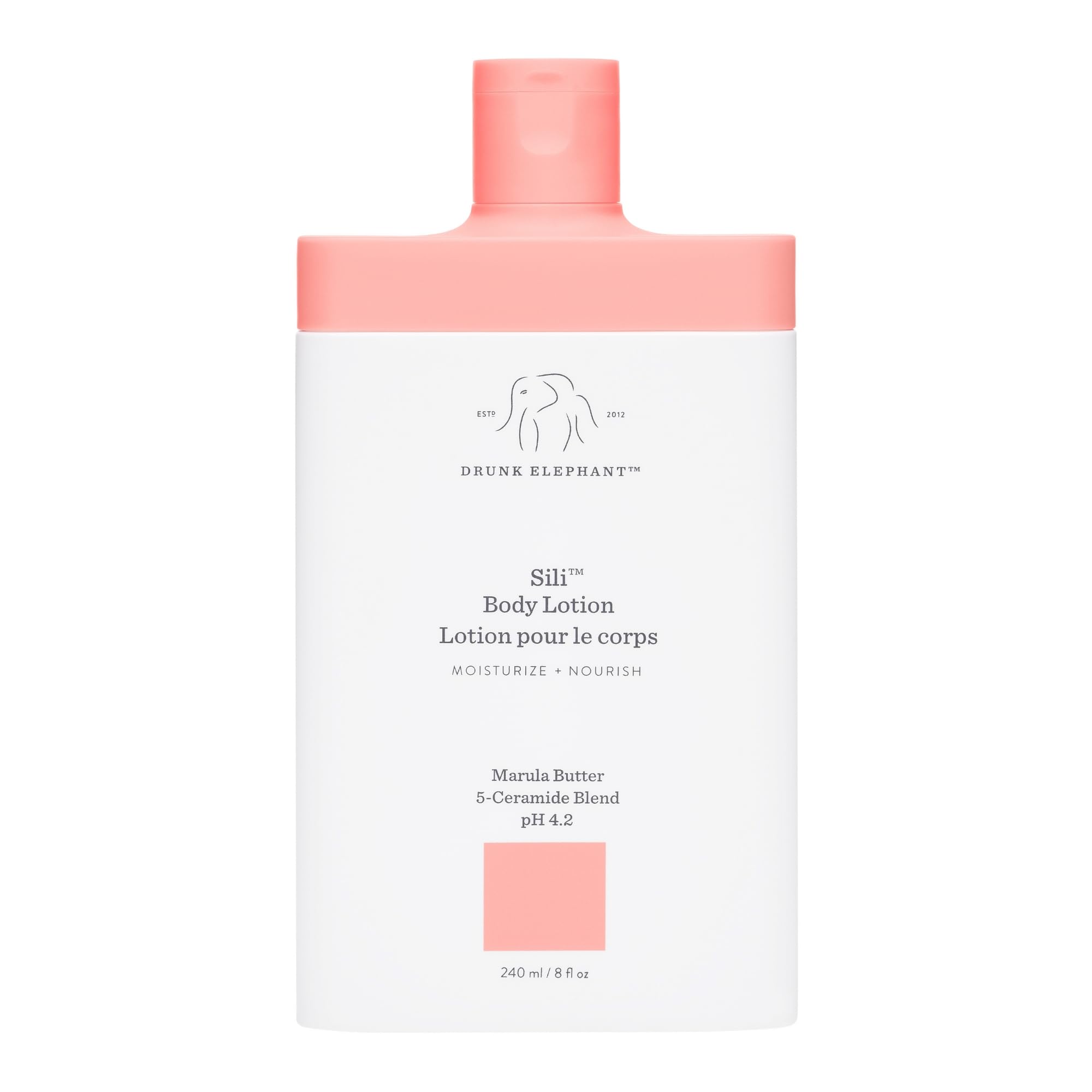 Drunk Elephant Sili Body Lotion – Lightweight Daily Hydration, 240 ml