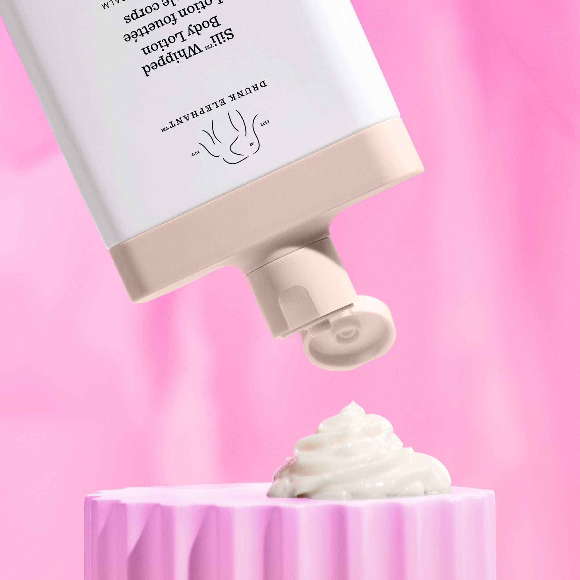 Drunk Elephant Sili Whipped Body Lotion — 240 ml / 8 oz, Rich Daily Moisturizer, Fragrance-Free