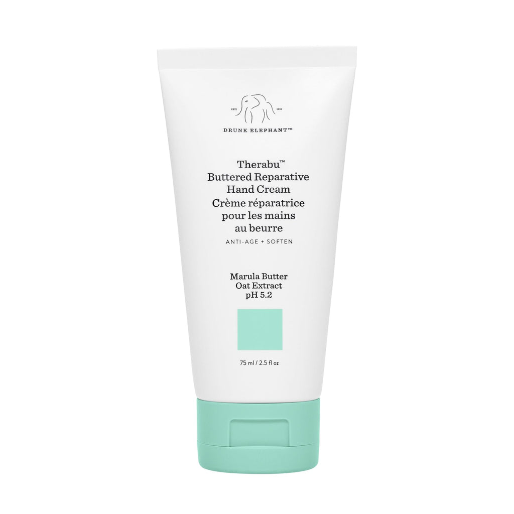 Drunk Elephant Therabu Buttered Hand Cream – 75 ml | 24-Hour Moisture, Cruelty-Free