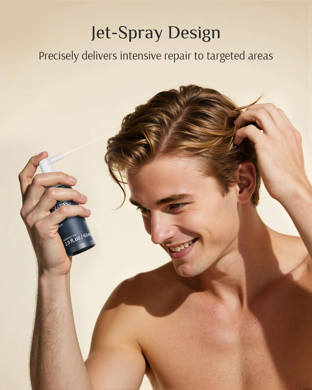 DR ZERO 3% Redensyl Hair Growth Serum for Men – Scalp Care & Regrowth (60ml)