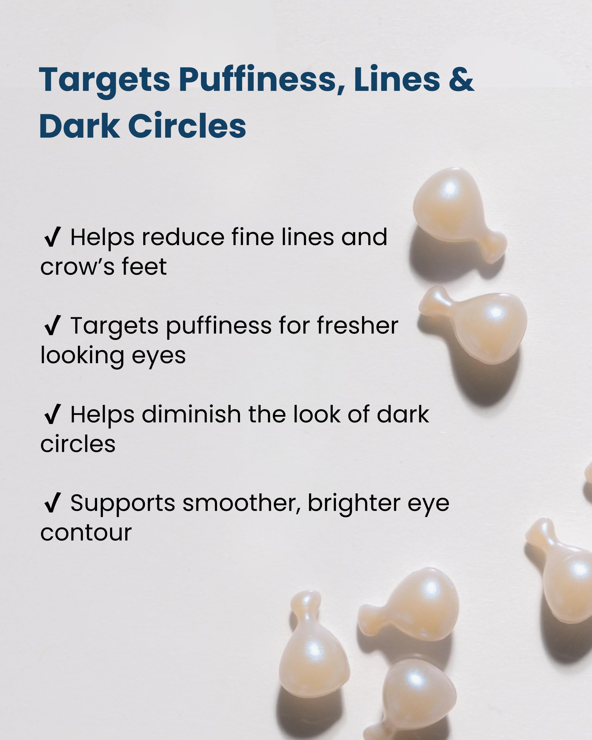 DS Dermasensa UP21 Eye Serum for Dark Circles & Puffiness | 42-Cap Jar