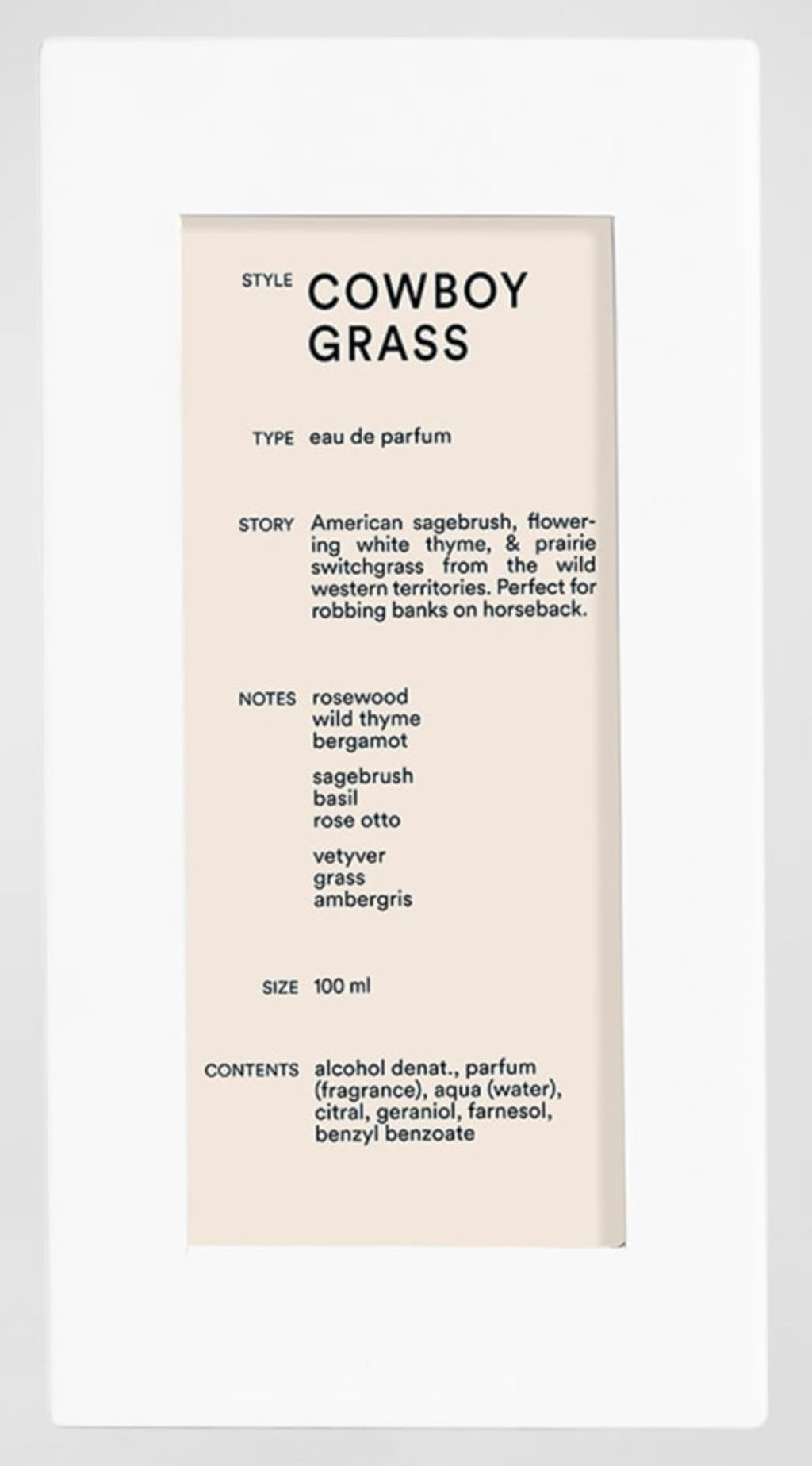 Cowboy Grass by DS & Durga for Men – 3.4 oz EDP Spray