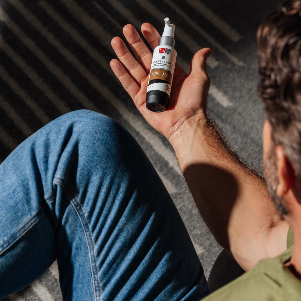 DS Laboratories Spectral Men’s Hair Density Serum & Spectral Booster — Leave-In Thickening Duo