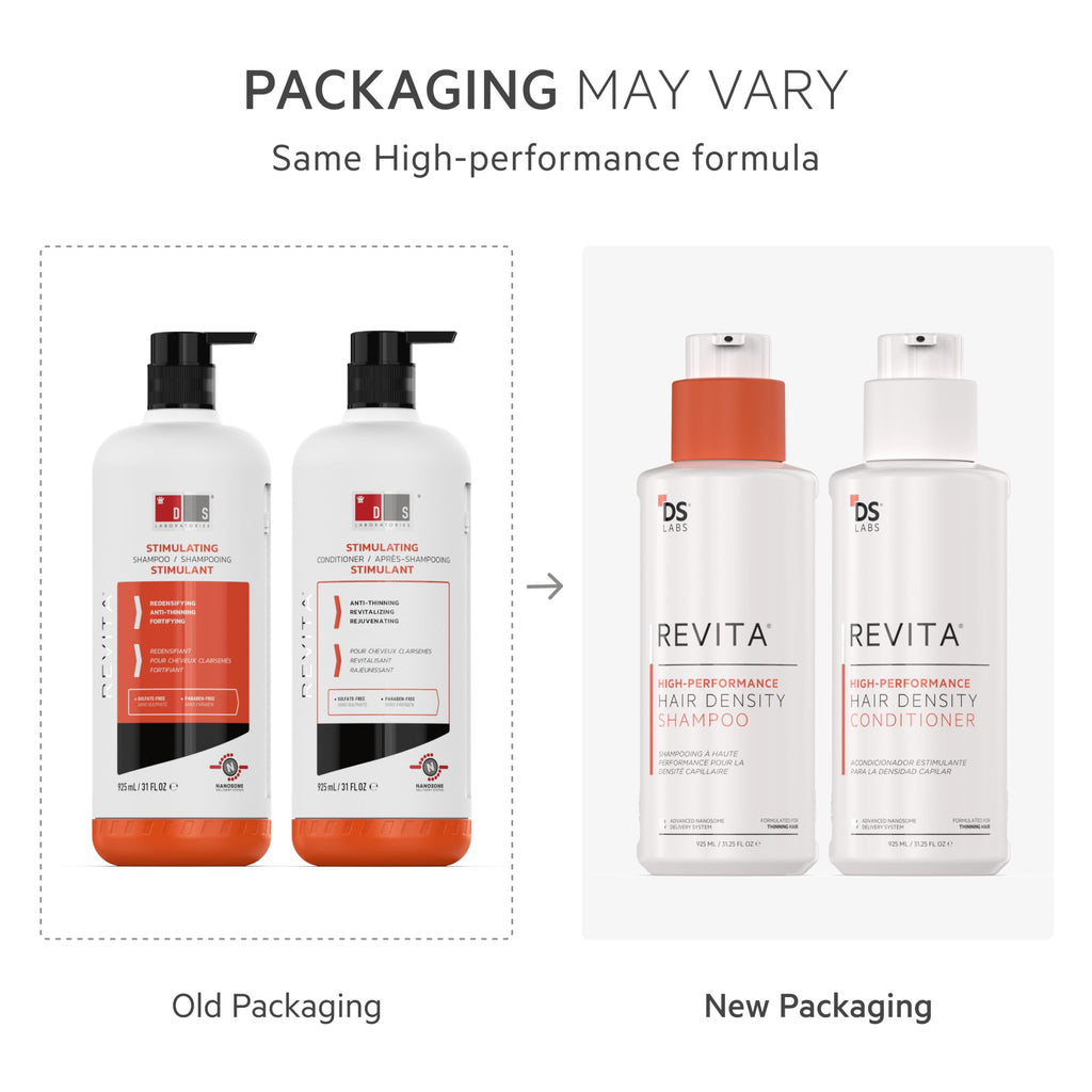 DS Laboratories Revita Shampoo & Conditioner Kit (925 mL) – Fuller-Looking Hair