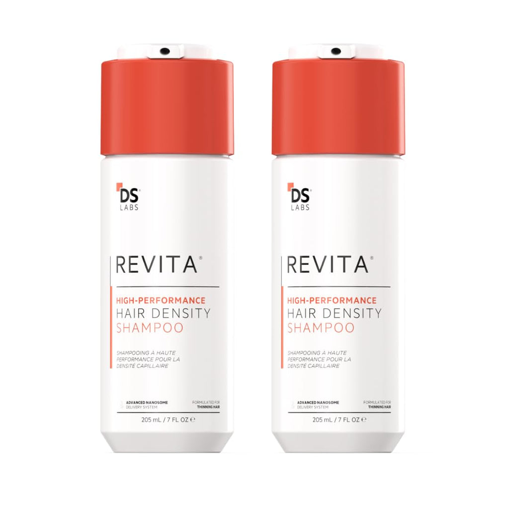 DS Laboratories Revita Shampoo 205 mL – Fuller Volume, Sulfate & Silicone Free, Color Safe, 2-Pack
