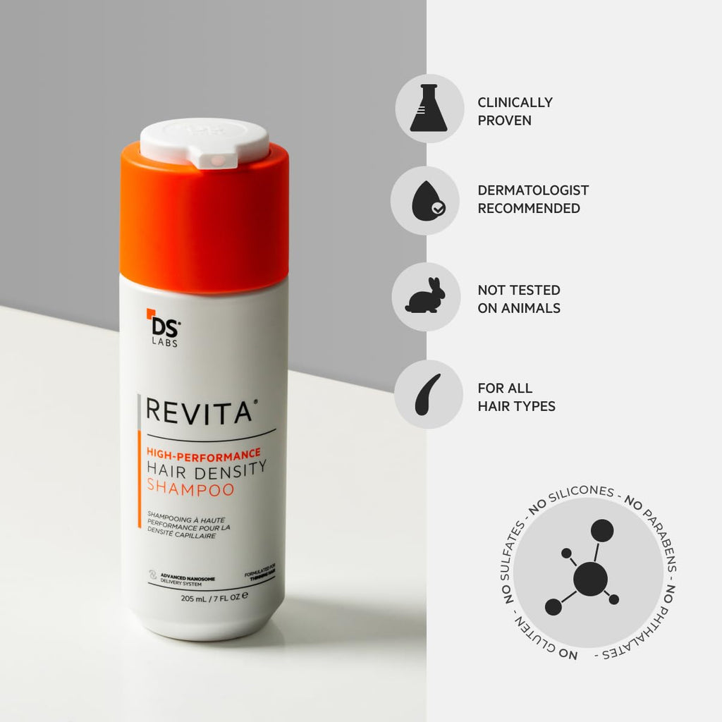 DS Laboratories Revita Shampoo Refill Pouch - 500 mL | Scalp Refresh, Fuller-Looking Volume, Color Safe