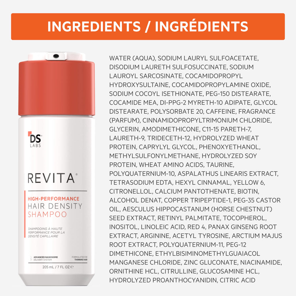 DS Laboratories Revita Shampoo & Conditioner Kit — Fuller-Looking Hair, Sulfate & Silicone Free
