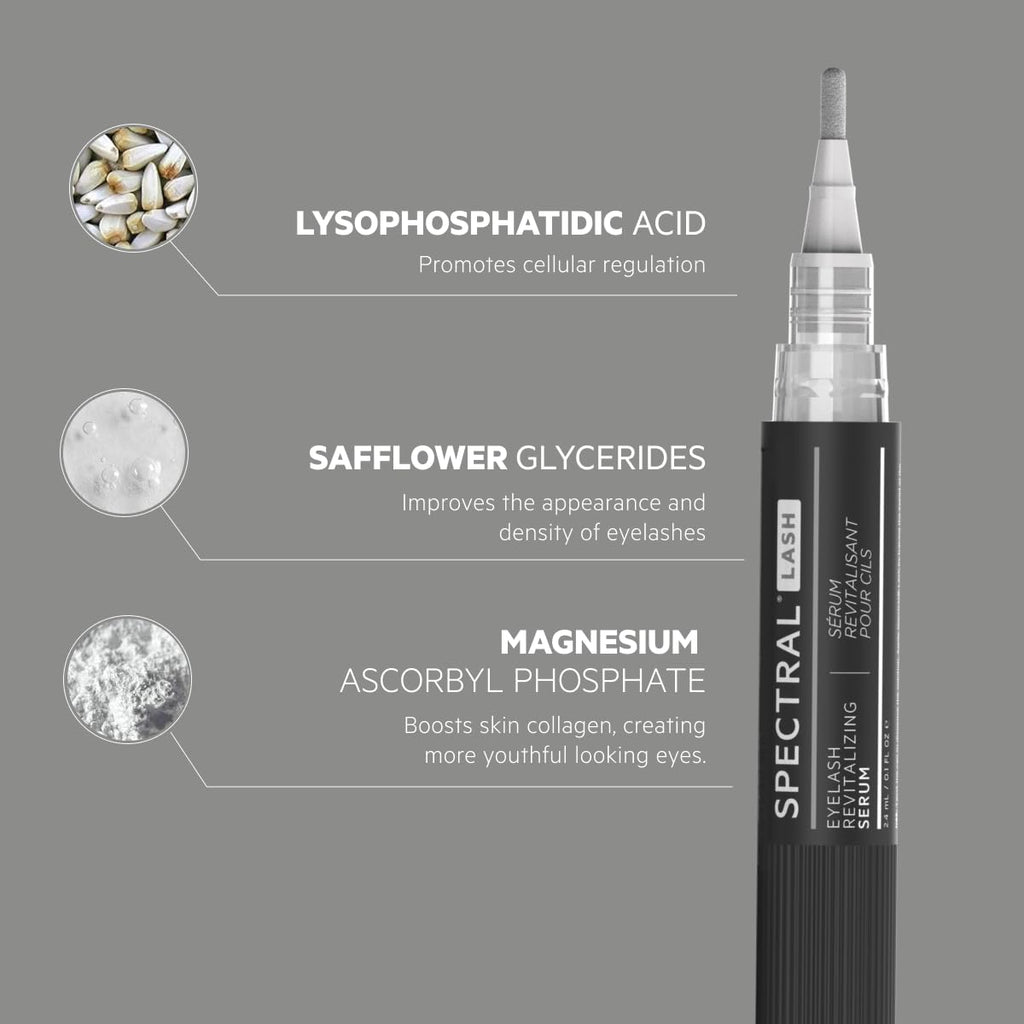 DS Laboratories Spectral.LASH Eyelash Conditioning Serum – Longer, Fuller Lashes, Safe with Extensions, Oil-Free