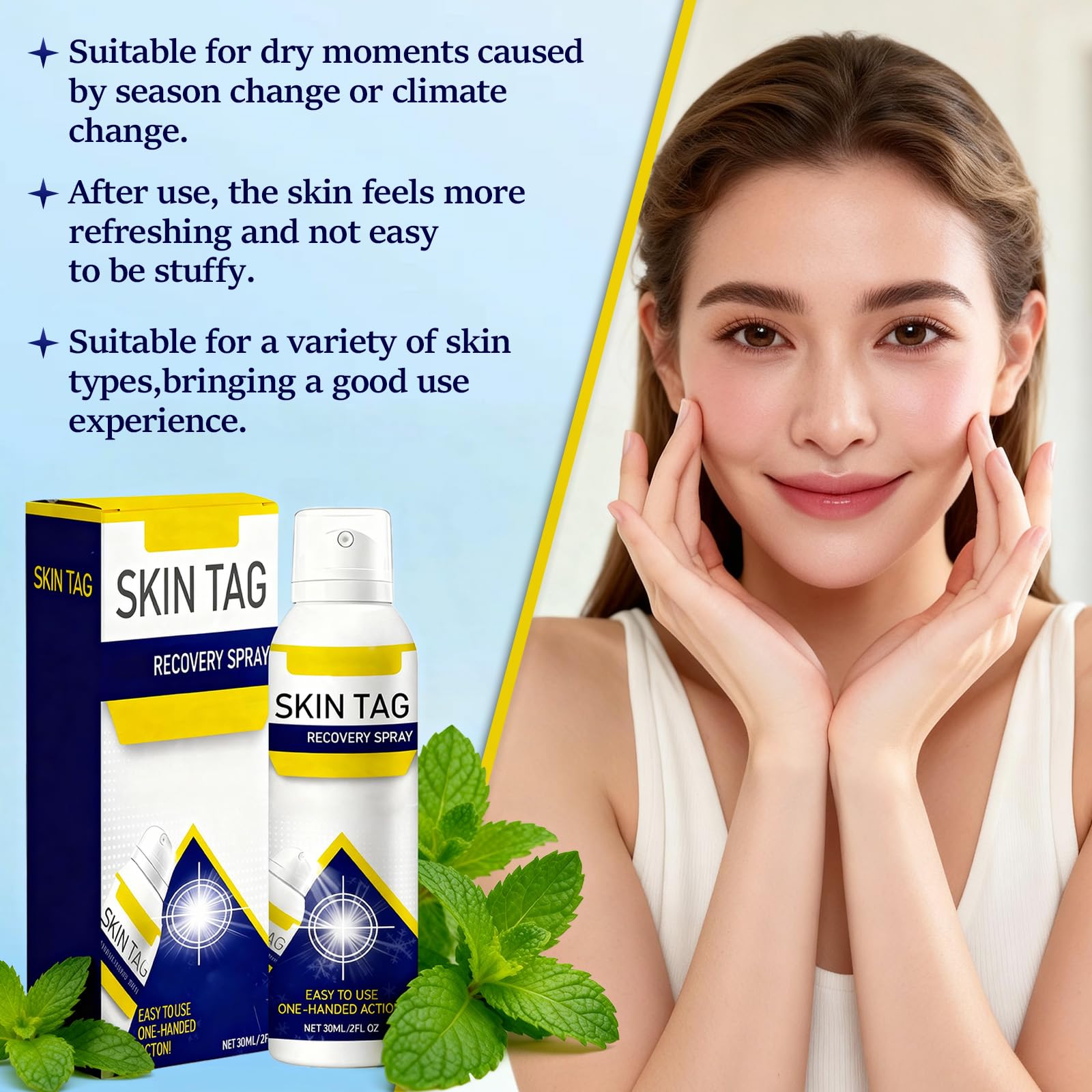 dssuoa ChillErase Bump Renewal Spray – Soothing Cooling for All Skin Types
