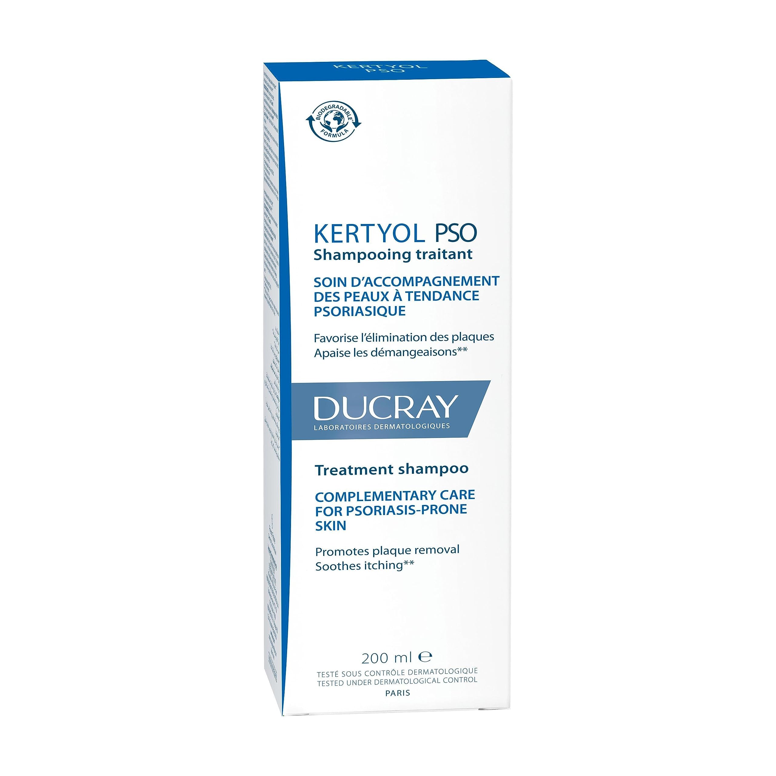 Ducray Kertyol P.S.O. Shampoo for Psoriasis-Prone Scalp — Soothing 6.7 oz